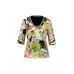 Marccain Sports - YS 4819J36 T-shirt jungle print 3/4 mouwen.